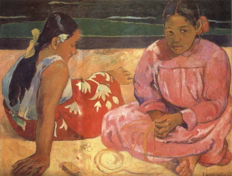 Paul Gauguin Two Women on the Beach Spain oil painting art